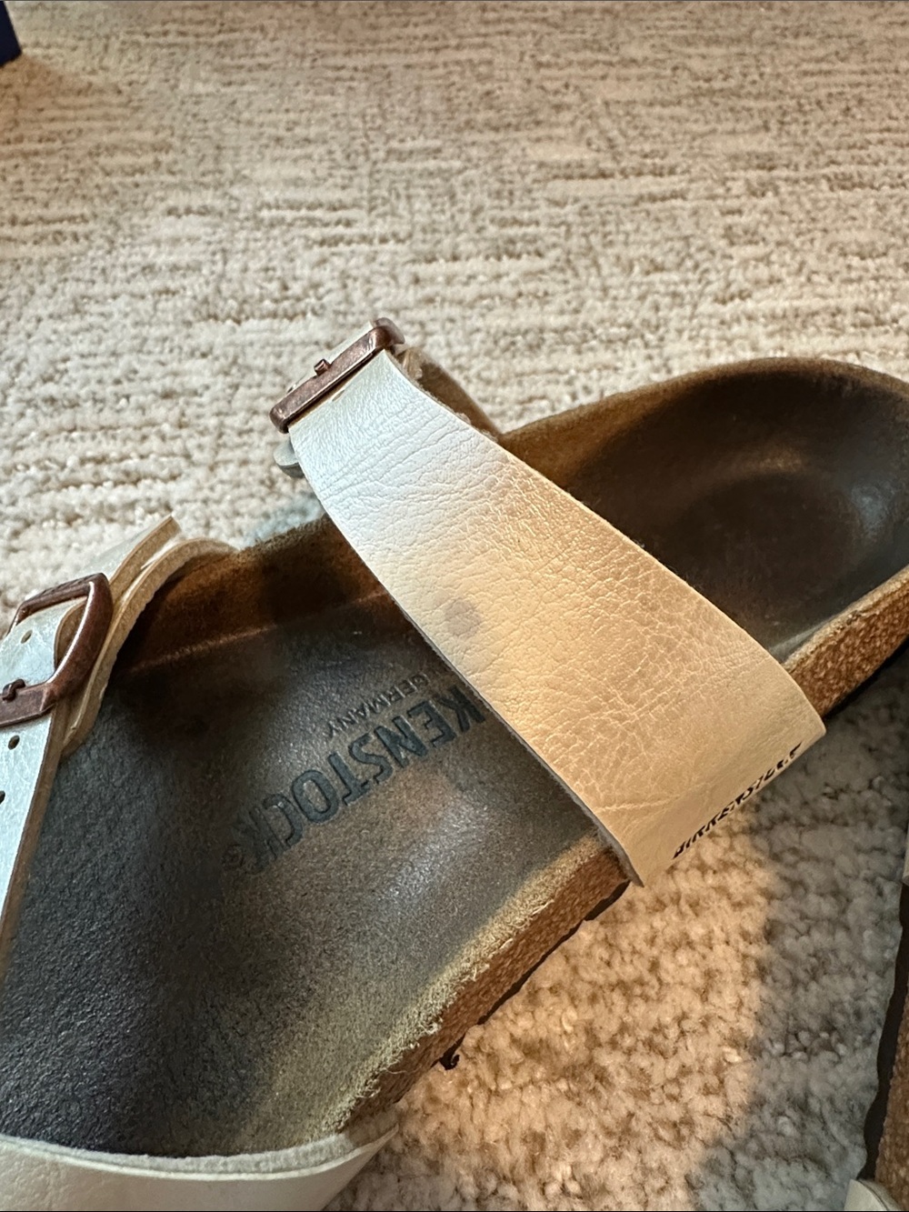 Birkenstock Mayari Birko-Flor in Graceful Pearl White - Picture 10 of 12